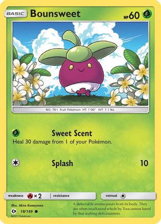 Bounsweet 018/149 - SM Base Set Main image