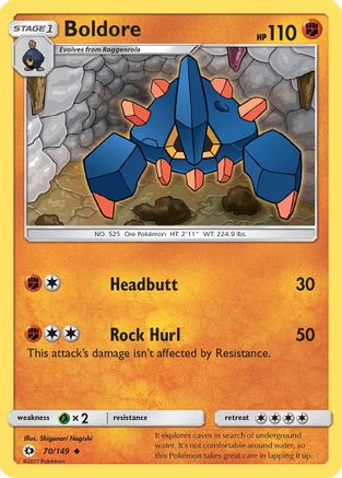 Boldore 070/149 - SM Base Set Main image