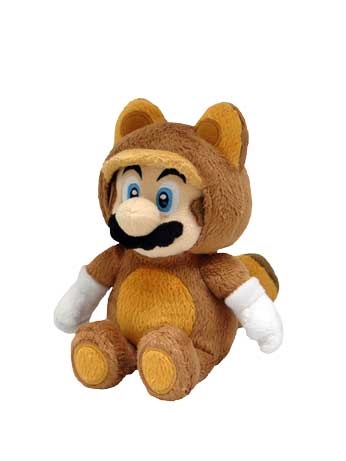 Super Mario Series Tanooki Raccoon Mario Plush, 9" Main image