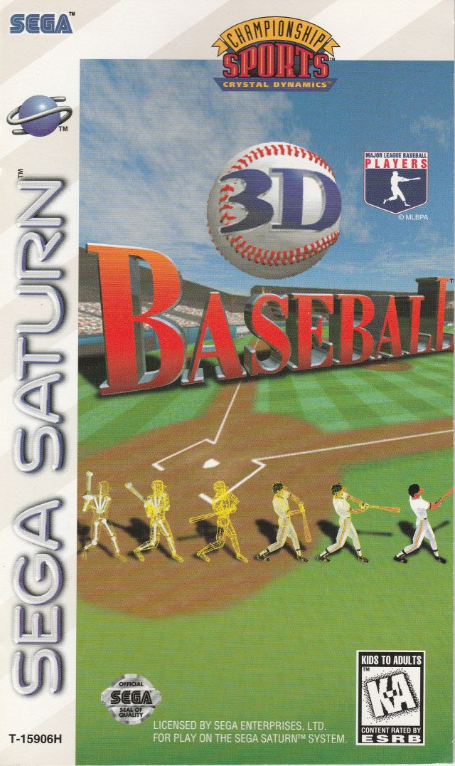 3D Baseball (Sega Saturn) Main image
