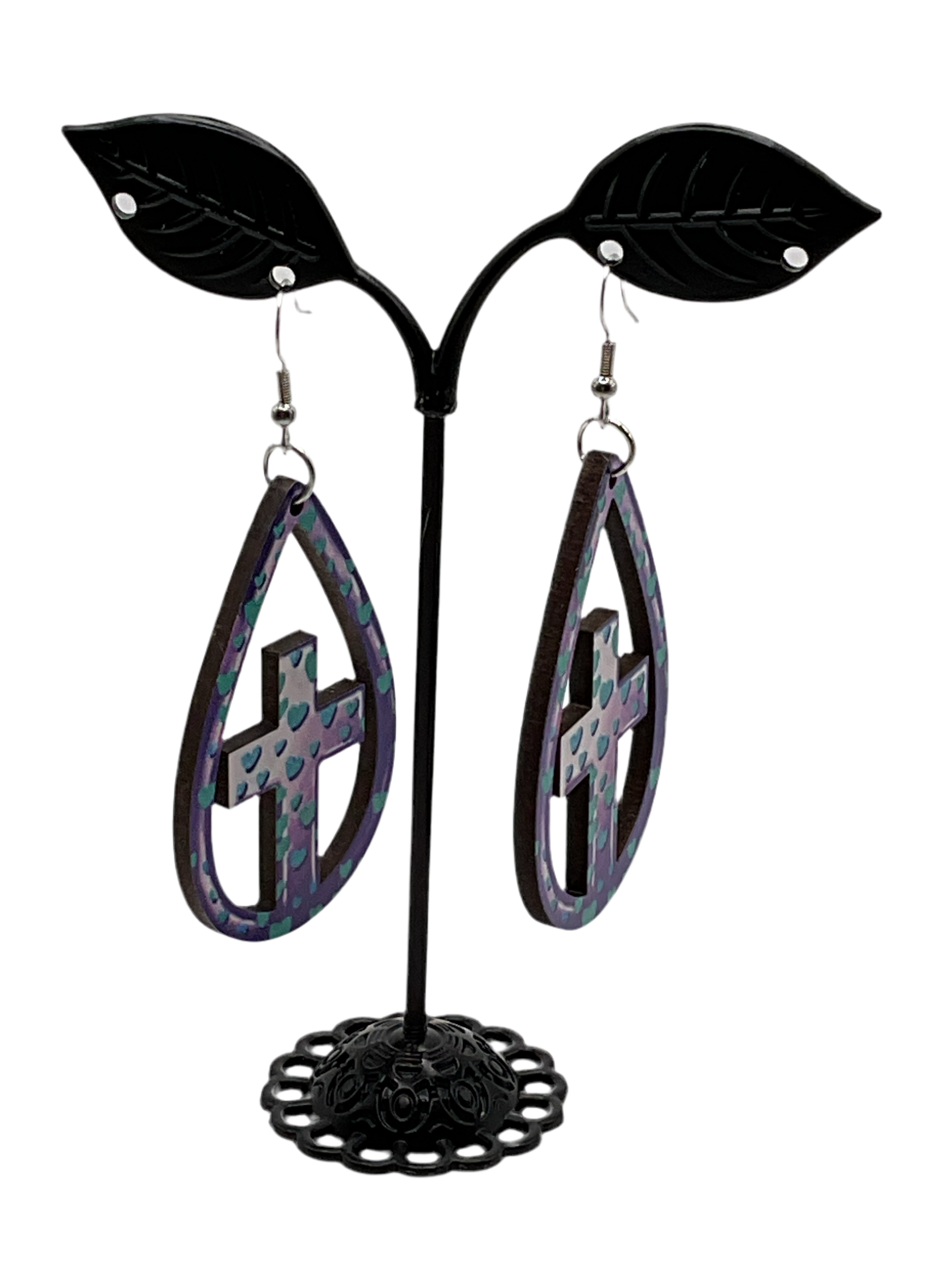 Easter Cross Earrings