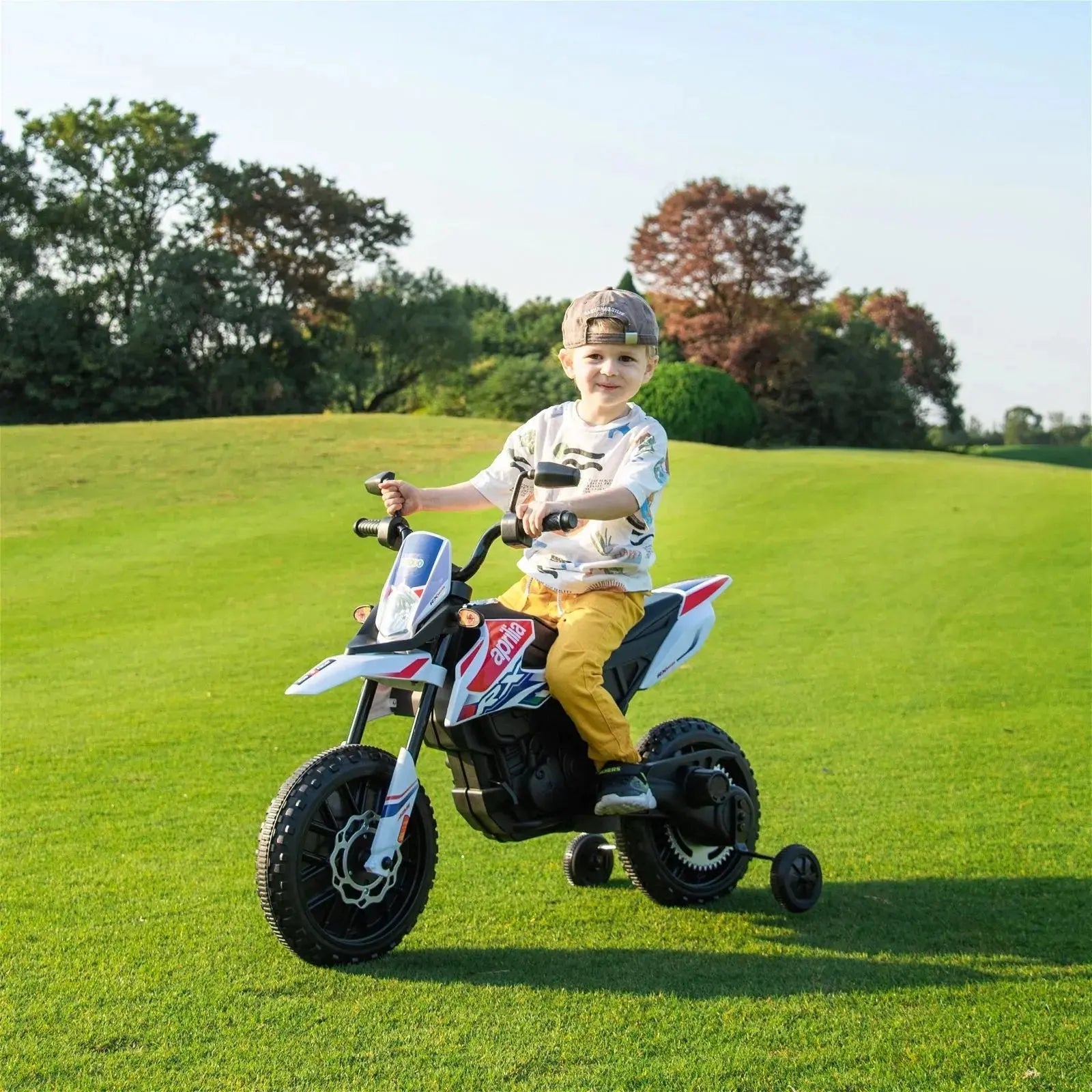 12V Aprilia Motorcycle 1 Seater Ride-on - Collectors World Toys