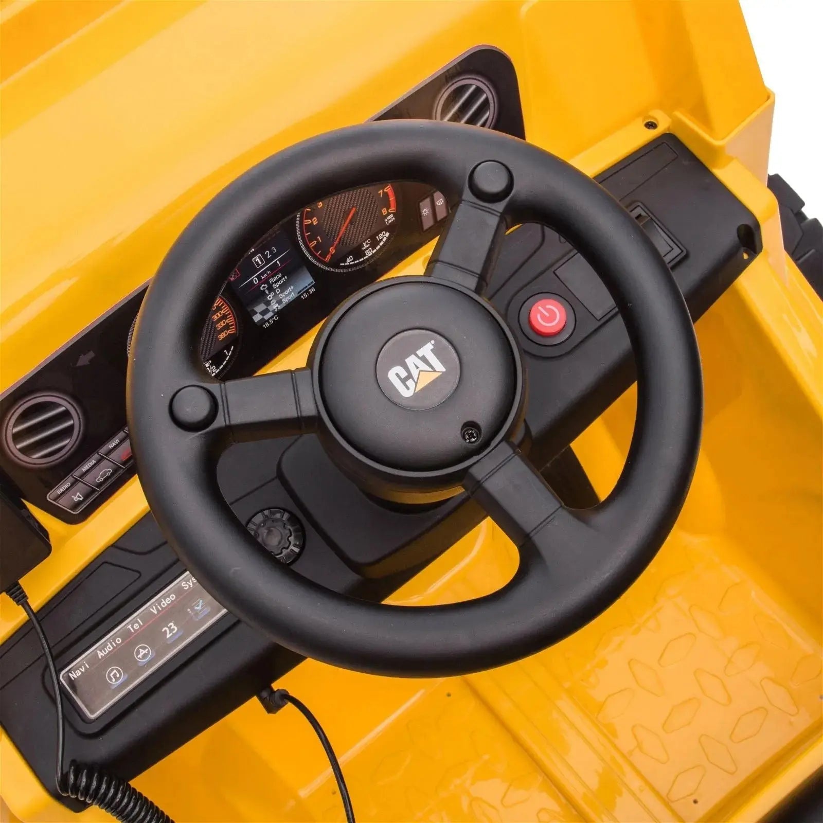 12V CAT Electric Dump Truck 1 Seater Ride-On - Collectors World Toys