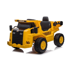 12V CAT Electric Dump Truck 1 Seater Ride-On - Collectors World Toys