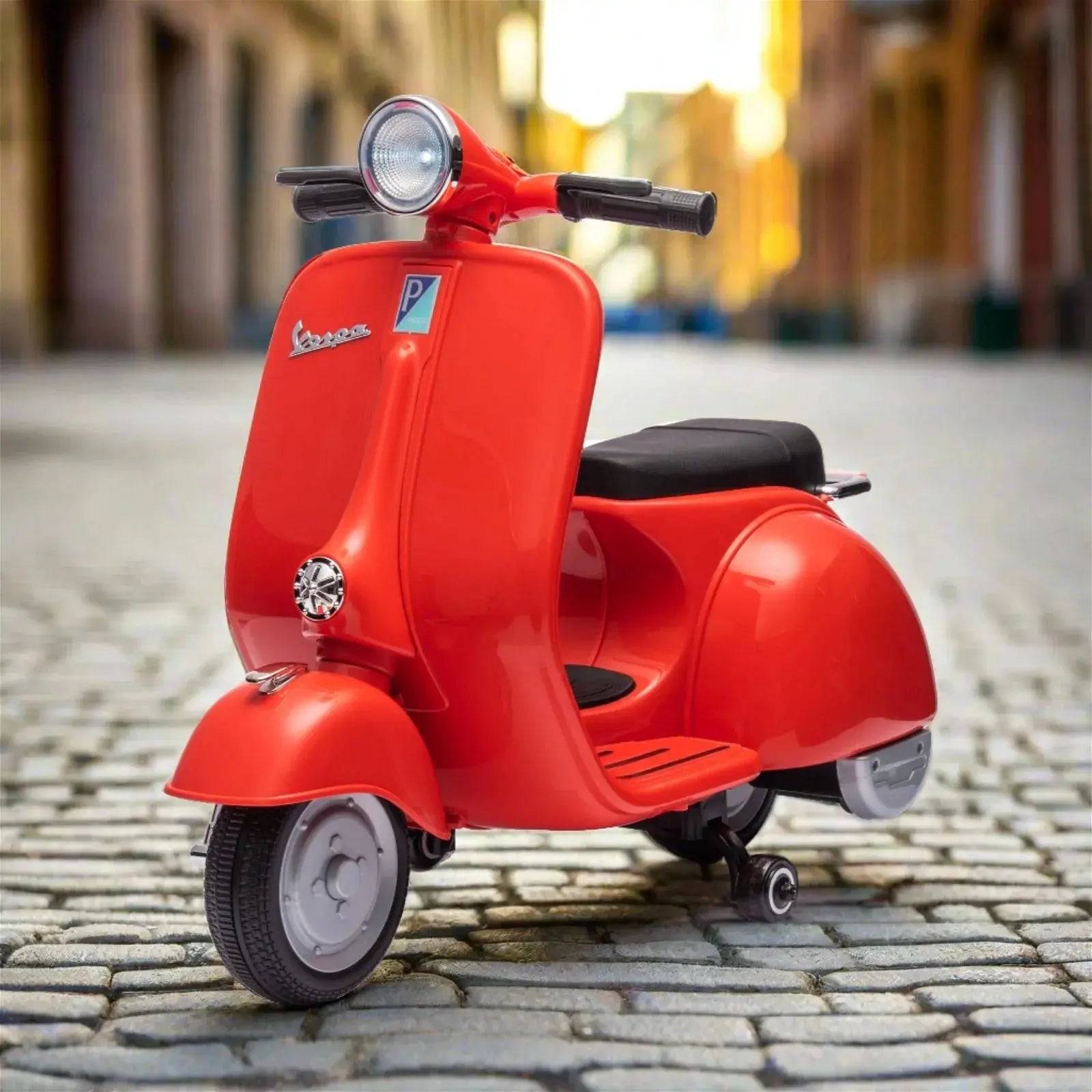 12V Kids' Vespa Electric Ride-On Scooter - Collectors World Toys