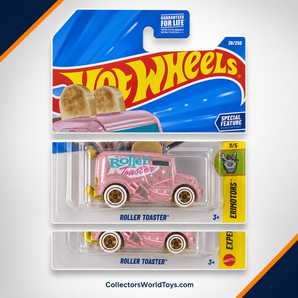 Hot Wheels Roller Toaster | Experimotors Series 3/5 - 39/250