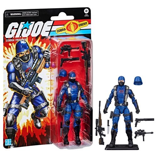 G.I. Joe Classified Series 6-Inch Action Figure - Select Figure(s) Retro Cardback Cobra Trooper
