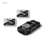 (Pre-Order) Microturbo NSX-R WideBody - Gloss Black 1:64