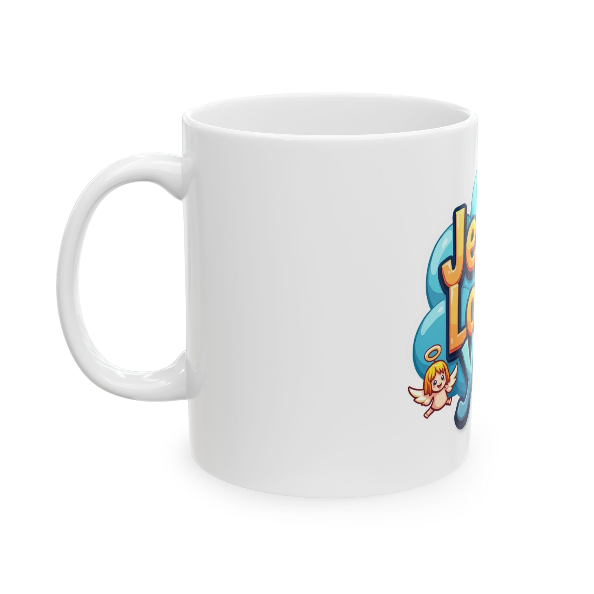 Jesus Loves You Ceramic Mug