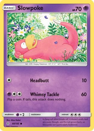 Slowpoke 048/145 - SM  Guardians Rising