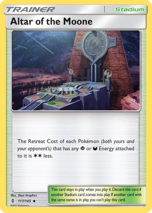 Altar of the Moone 117/145 - SM  Guardians Rising