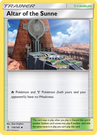 Altar of the Sunne 118/145 - SM  Guardians Rising Main image