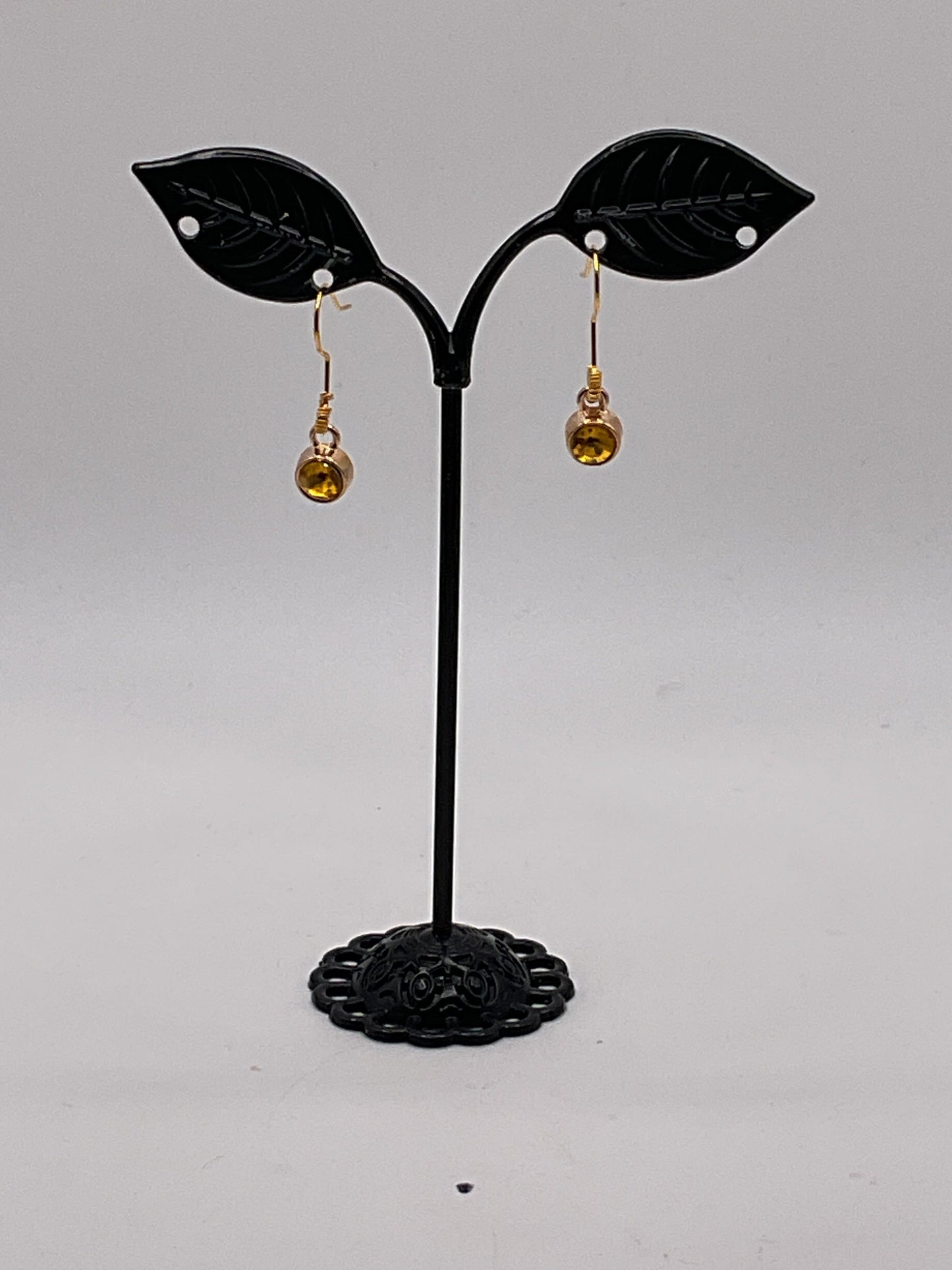 Crystal and Crosses Earrings