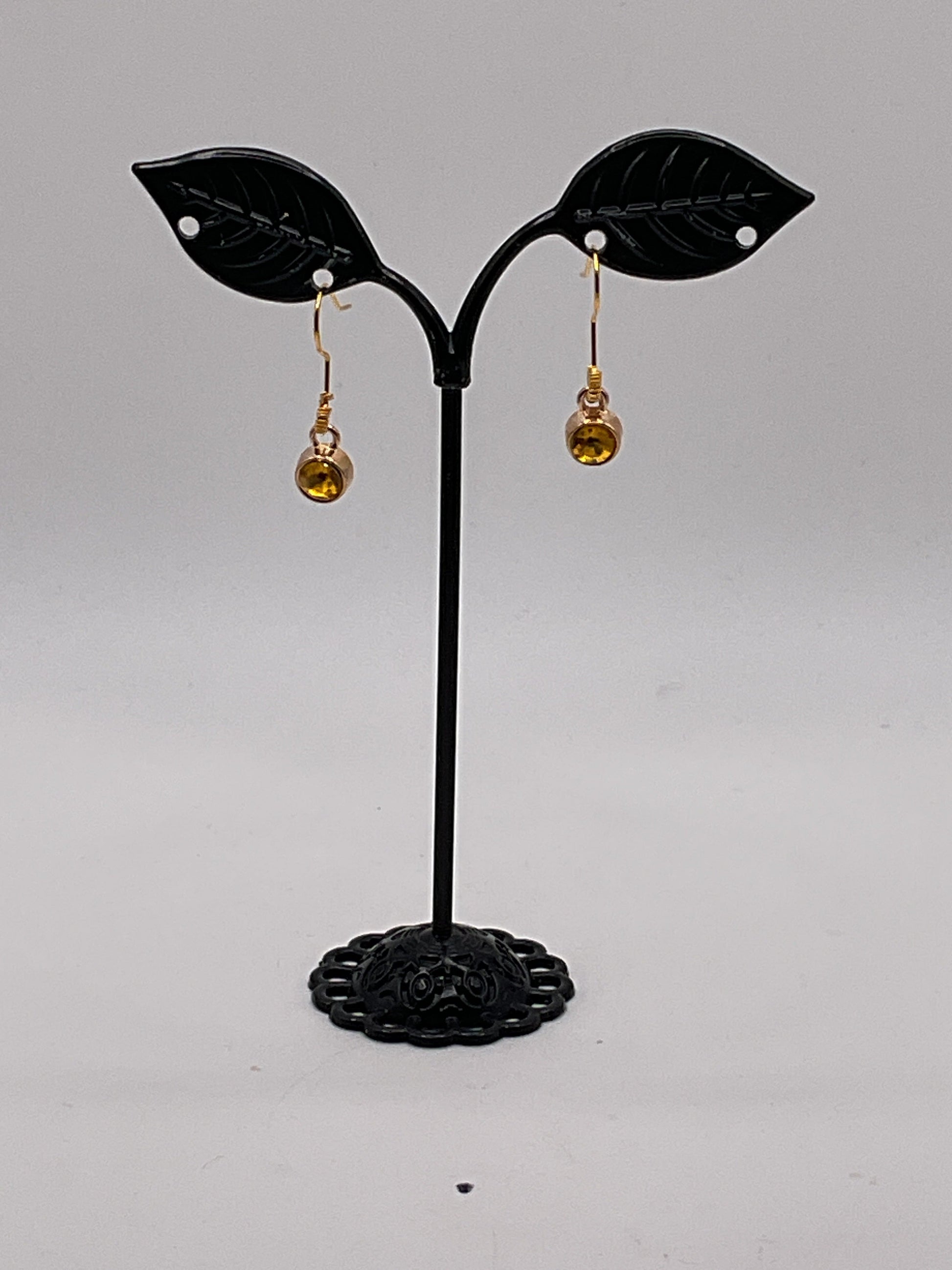 Crystal and Crosses Earrings