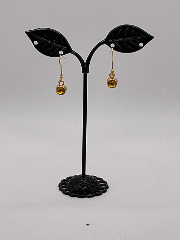 Crystal and Crosses Earrings