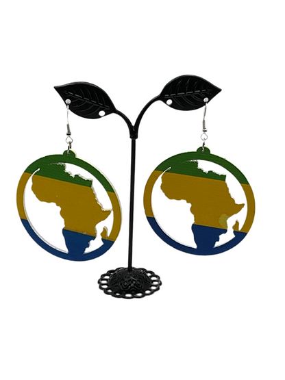 Africa Earrings Africa Earrings