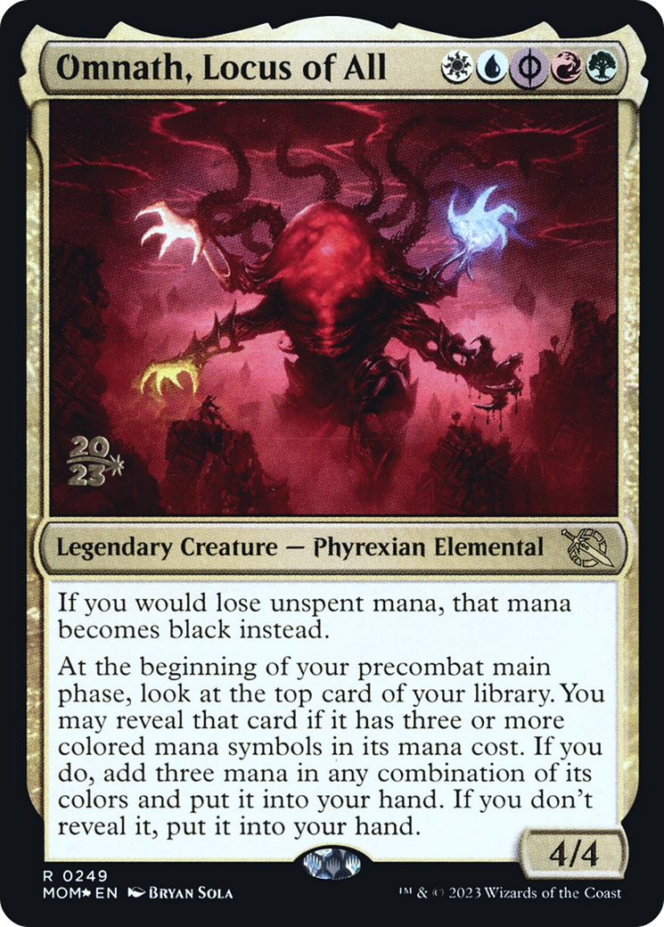 Omnath, Locus of All (PRE-249S) - March of the Machine Promos Foil