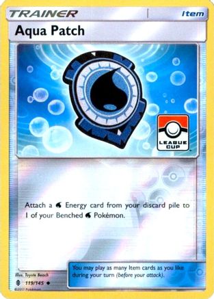 Aqua Patch (League Cup) 119/145 - League & Championship Cards Reverse Holofoil Main image