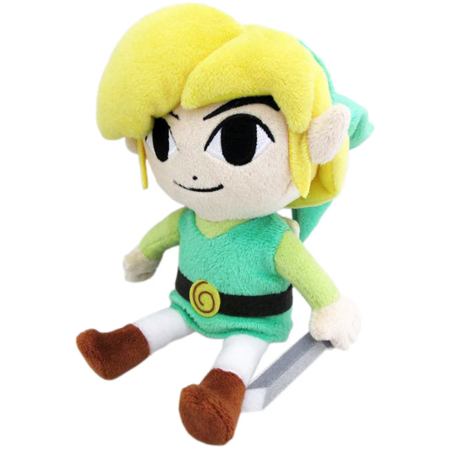 The Legend of Zelda - Wind Waker - Large Link Plush, 12" - Collectors World Toys Hover Image