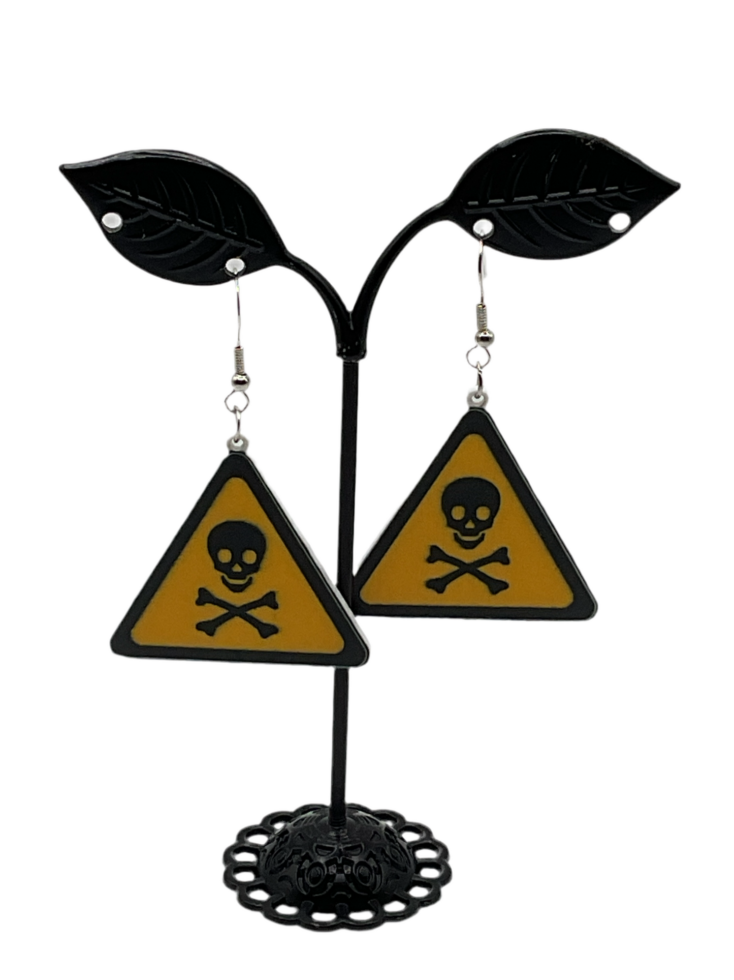 Caution Sign Earrings