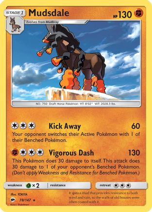 Mudsdale 078/147 - SM  Burning Shadows