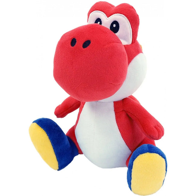 Super Mario All Star Yoshi - Red Yoshi Plush, 7" - Collectors World Toys Hover Image