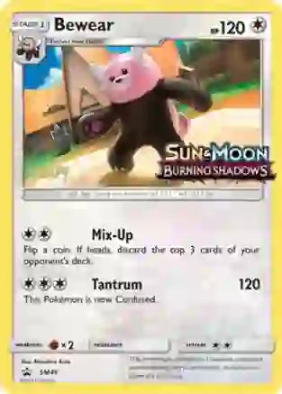 Pokemon: Bewear Staff Promo SM49 - Near Mint Main image