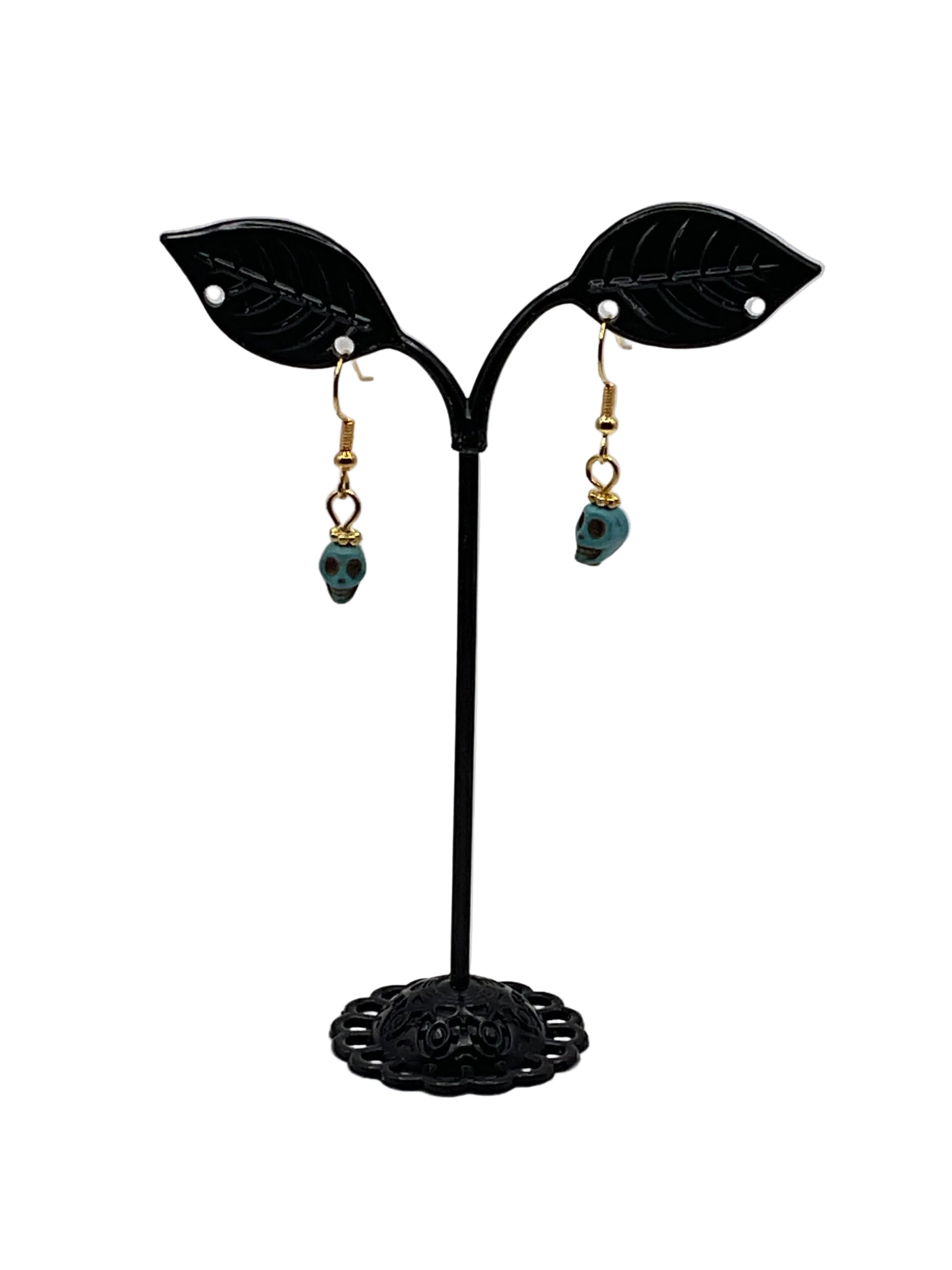 Colorful Tiny Skull Earrings