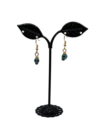 Colorful Tiny Skull Earrings