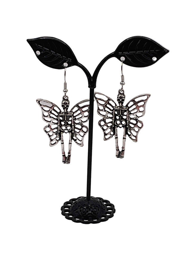 Skeleton Fairy Earrings Hover Image