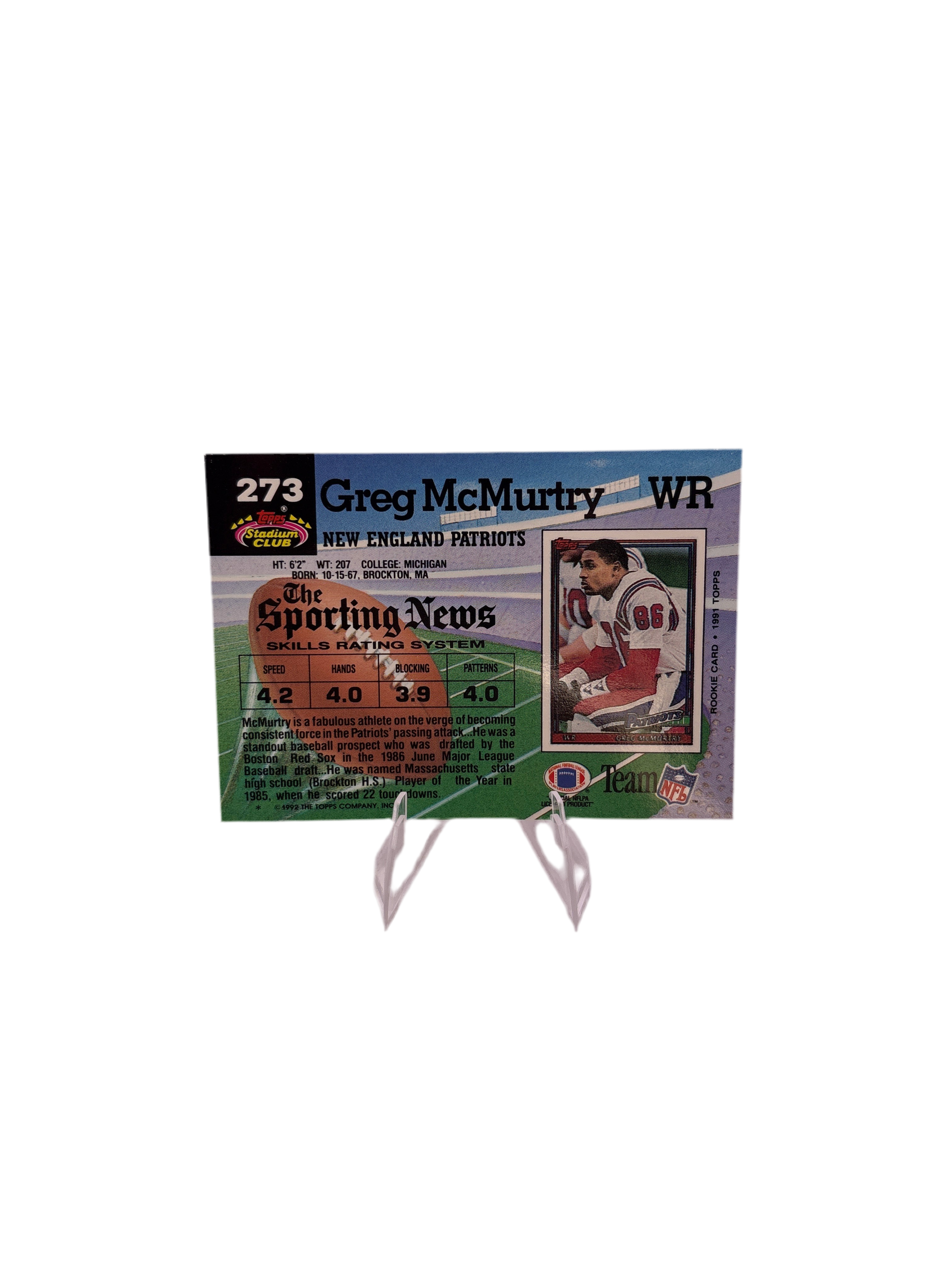 Topps Greg McMurtry