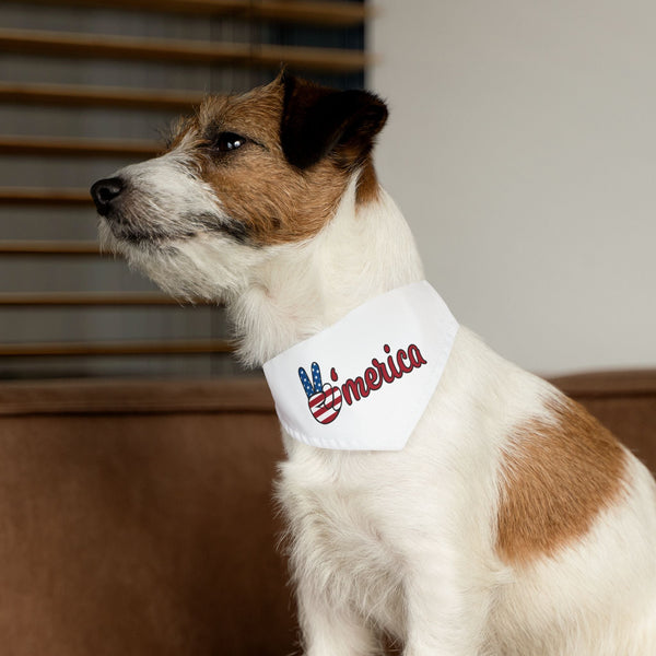 Stars and Stripes Patriotic Dog Bandana