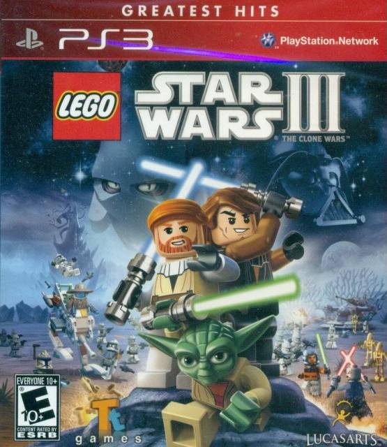 LEGO Star Wars III: The Clone Wars (Greatest Hits) (PlayStation 3) Main image