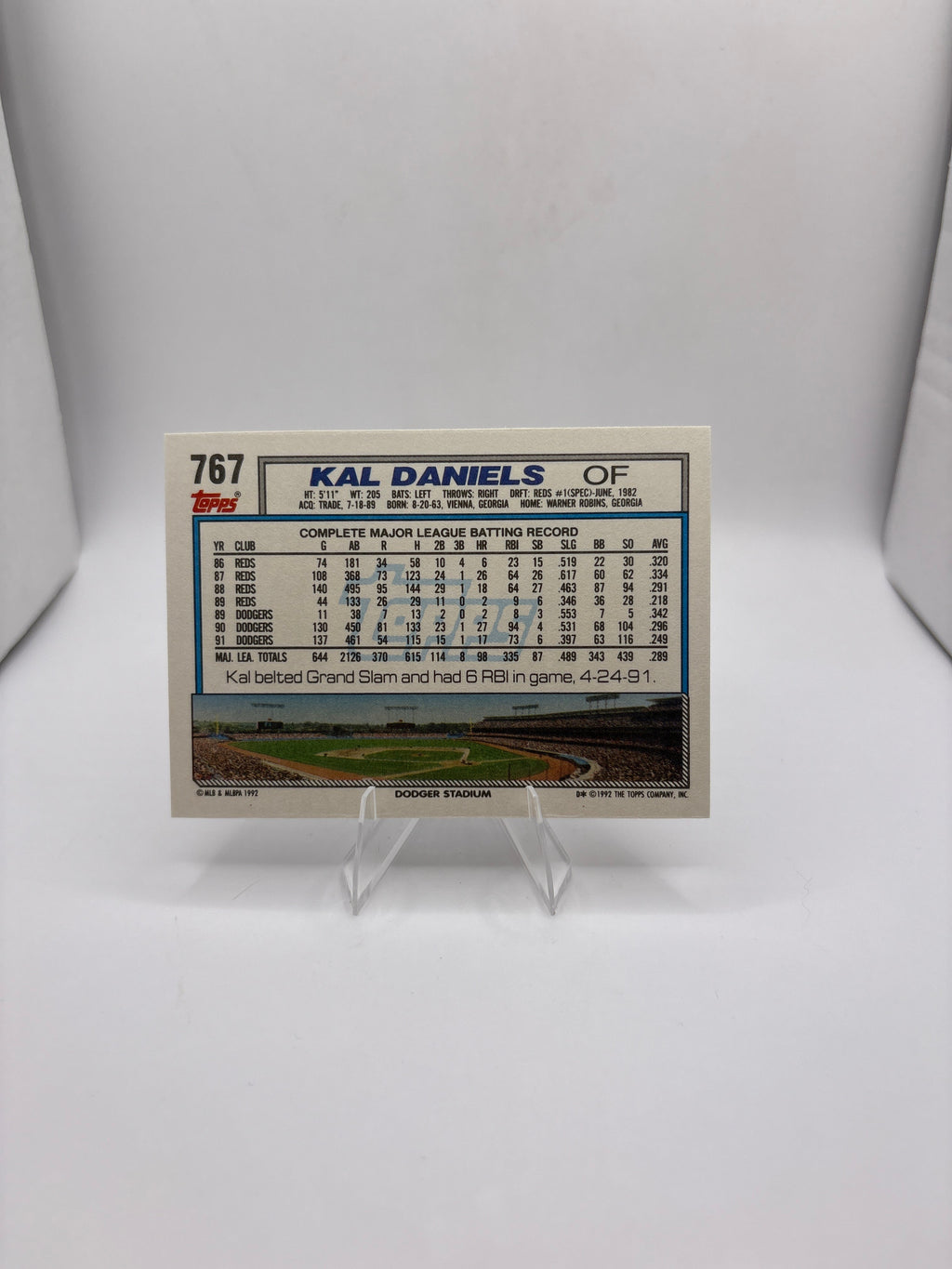 Topps Kal Daniels