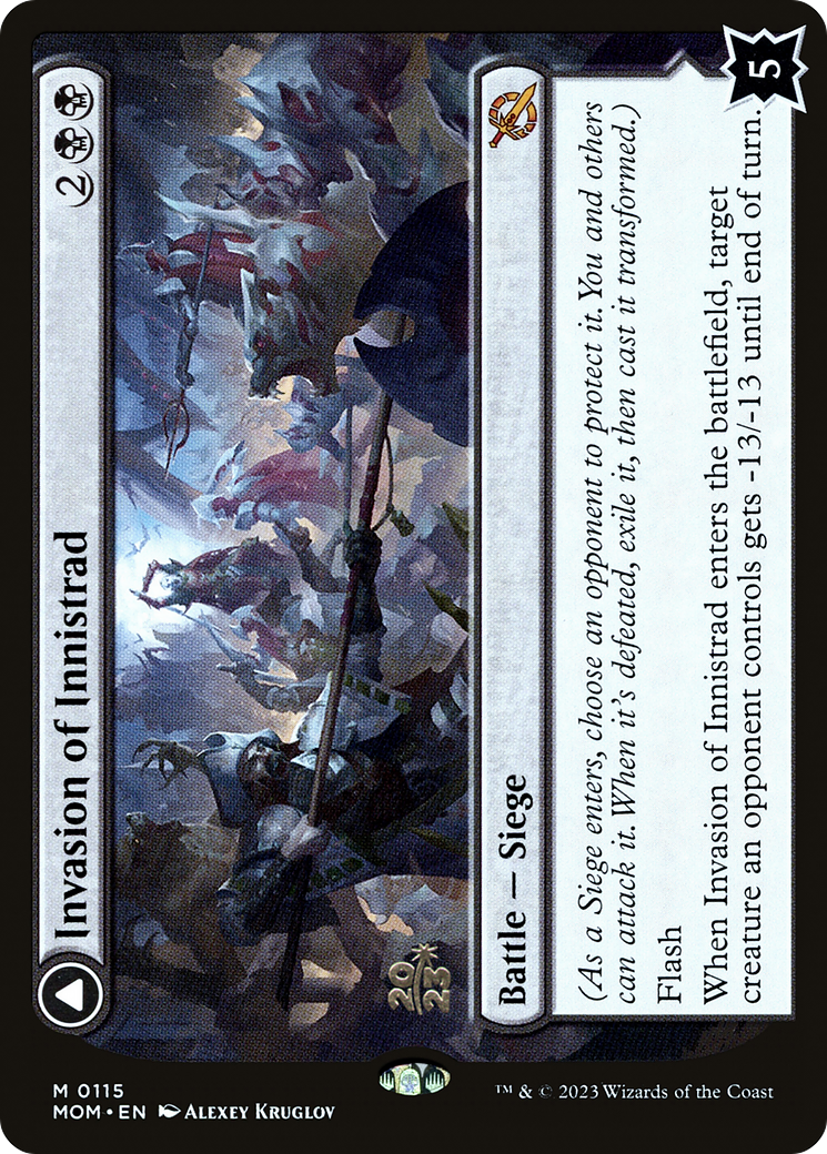 Invasion of Innistrad // Deluge of the Dead (PRE-115) - March of the Machine Promos Foil