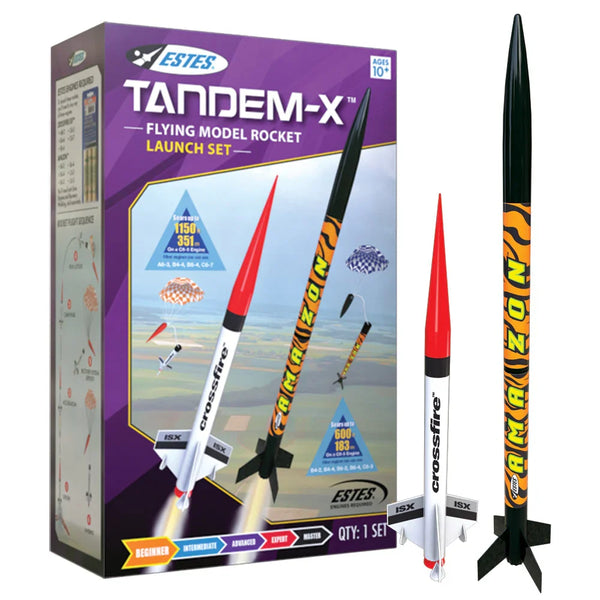 Estes Rockets - Tandem-X Rocket Launch Set, Amazon (E2X) & Crossfire ISX