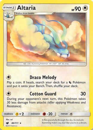 Altaria 080/111 - SM  Crimson Invasion Main image