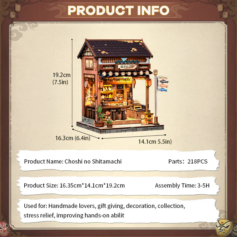 CUTEBEE DIY Miniature House | Choshi no Shitamachi