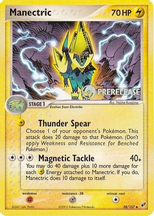 Manectric (Prerelease) 038/107 - Nintendo Promos