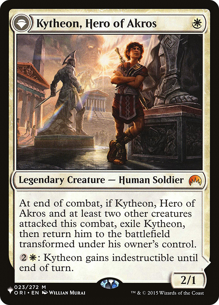 Kytheon, Hero of Akros // Gideon, Battle-Forged (LIST-ORI-23) - The List: (originpwdfc)
