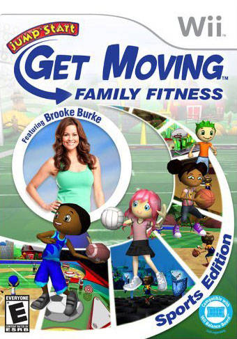 JumpStart Get Moving: Family Fitness featuring Brooke Burke Sports Edition (Wii) Main image