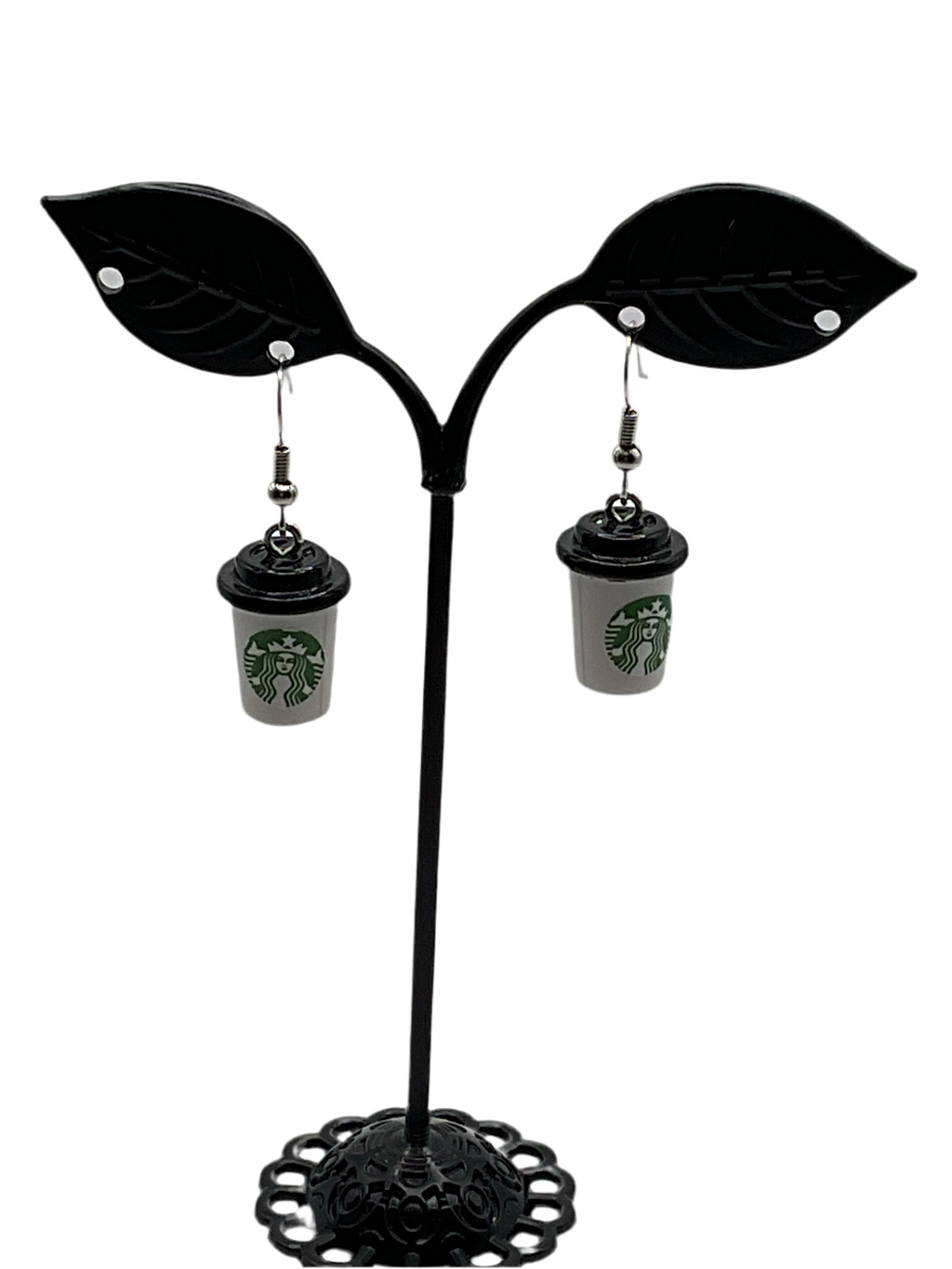 Star bucks coffee earrings