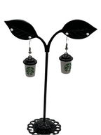 Star bucks coffee earrings