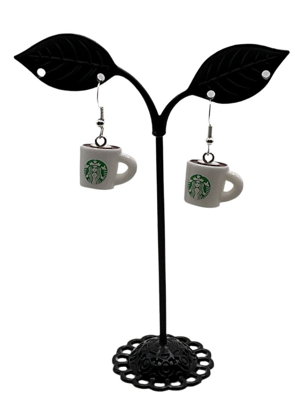 Starbuck's coffee cup earrings