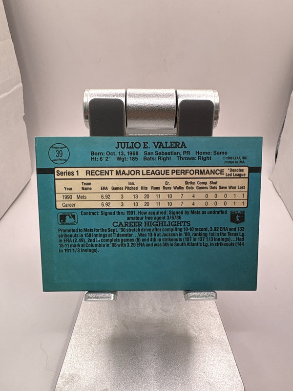 Donruss Julio Valera