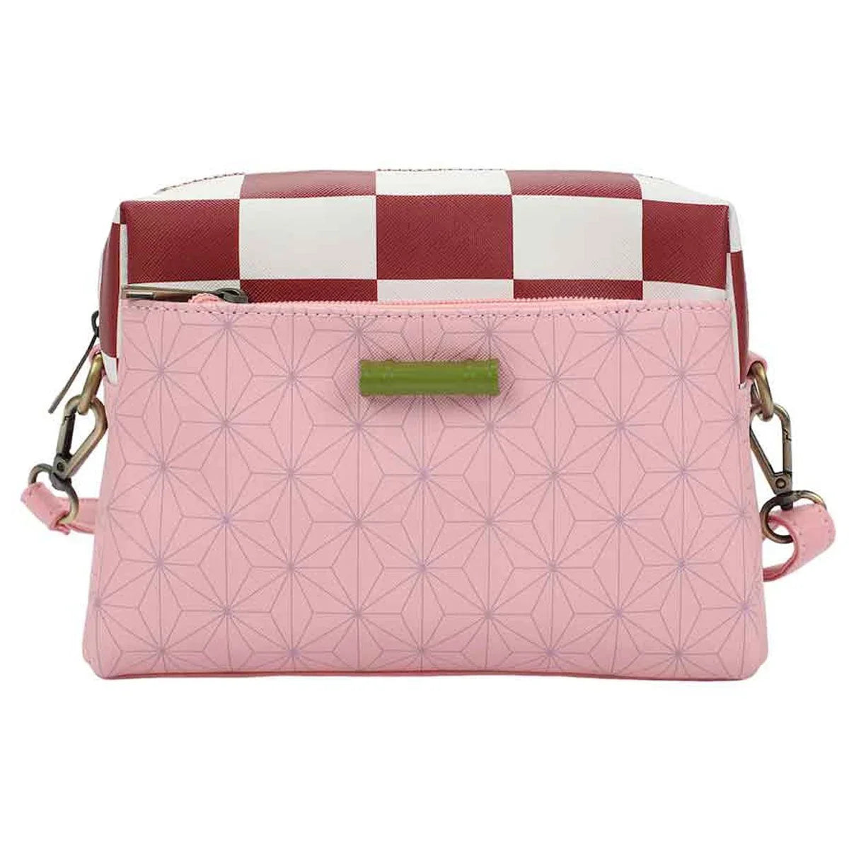 Demon Slayer Nezuko Metal Badge Crossbody Bag - Collectors World Toys