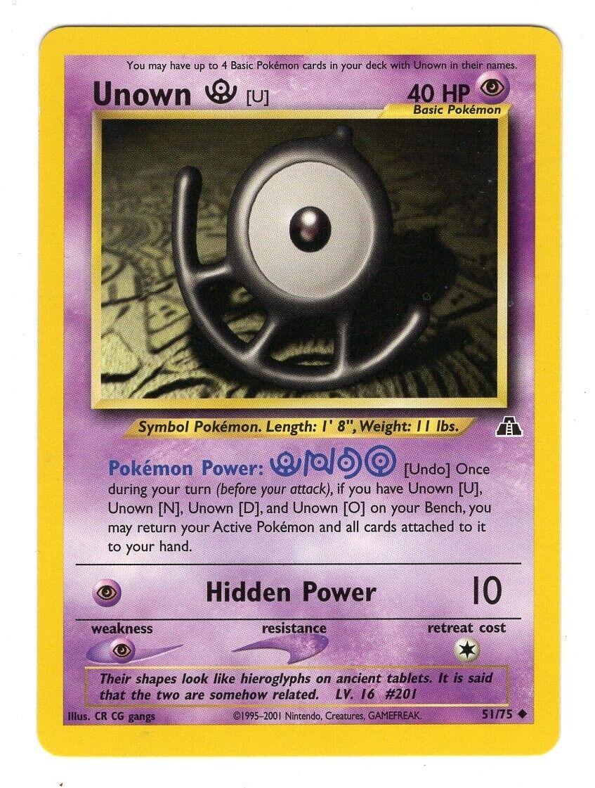 Unown [U] 051/75 - Neo Discovery Unlimited