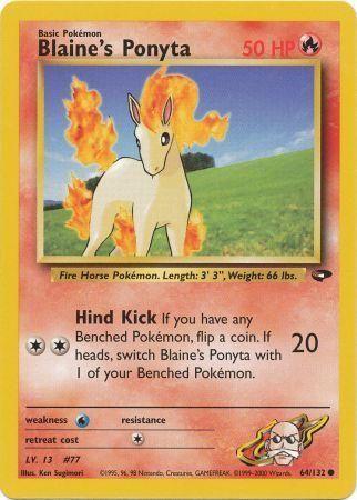 Blaine's Ponyta 064/132 - Gym Challenge Unlimited Main image