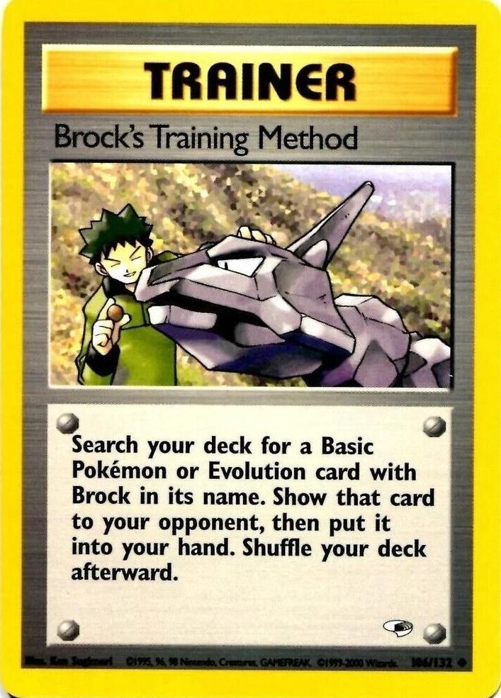Brock's Training Method 106/132 - Gym Heroes Unlimited Main image