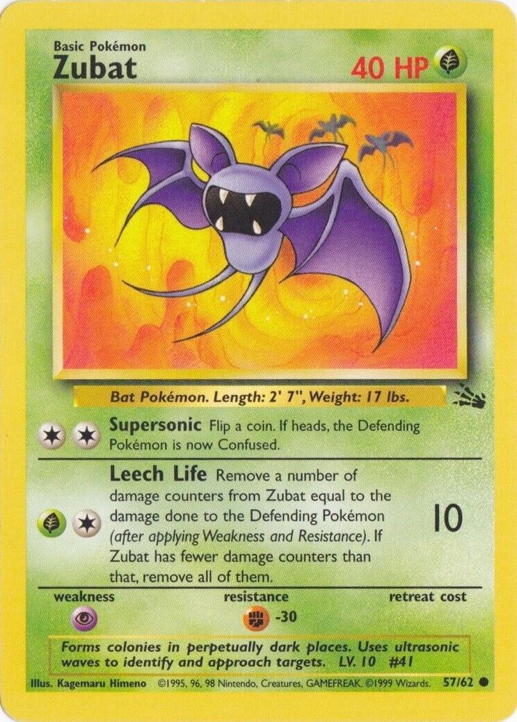 Zubat 057/62 - Fossil Unlimited Main image